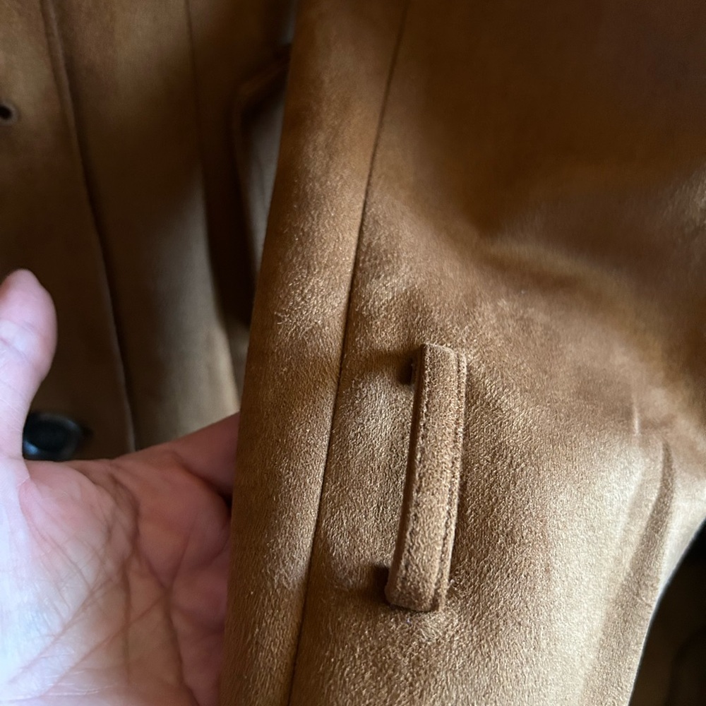 New York and Company Chic Brown Trench Coat EUC Size XL - Picture 8 of 14